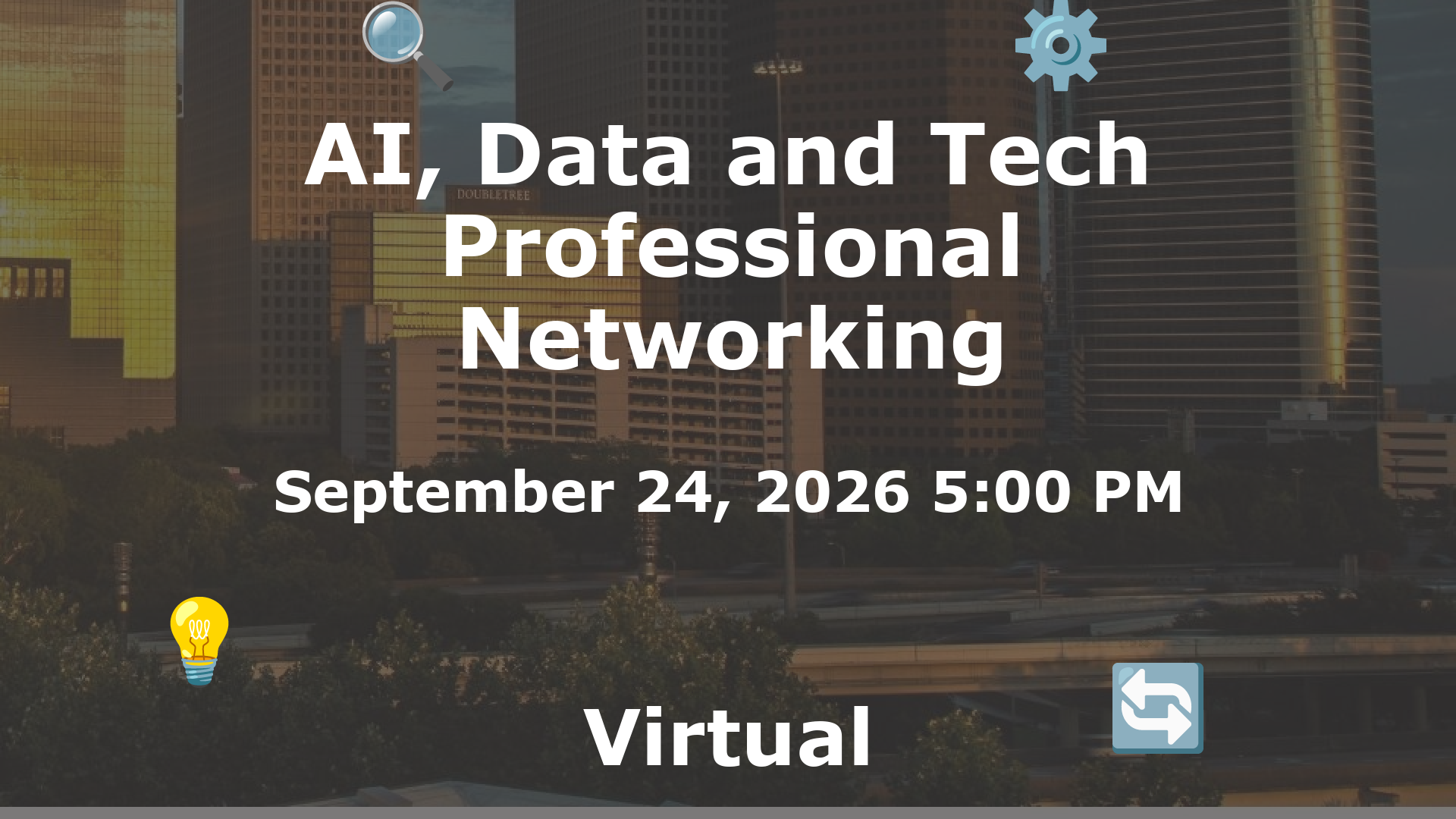 AI, Data and Tech Professional Networking event image